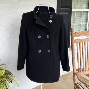 Kristen Blake wool pea coat double breasted wool Sz 12